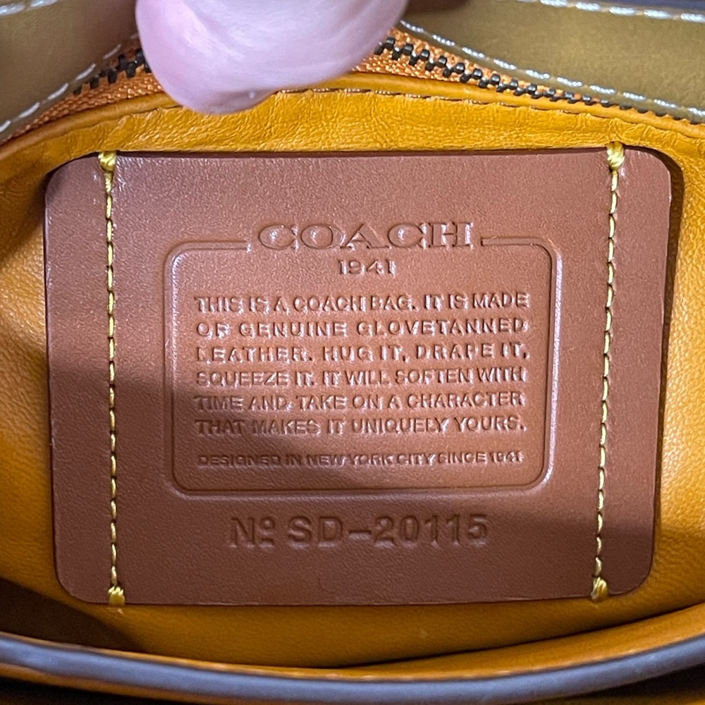 Coach Saddle 23 With Tea Rose Crossbody Bag - Picture 14 of 14